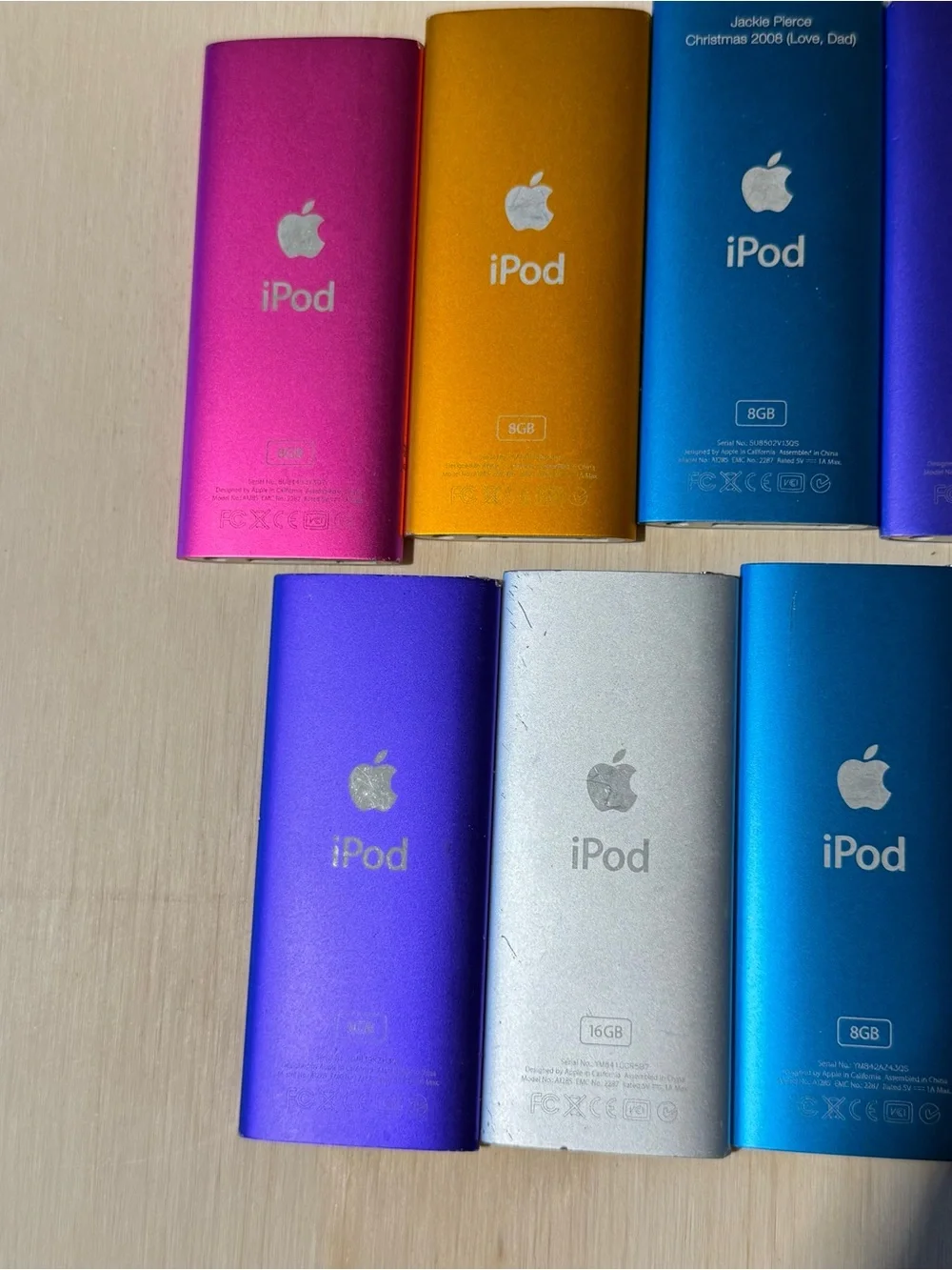 9-Apple iPod 4thGen 8/16GB Model:A1285 Need New Batteries For-Parts/Repair Only!